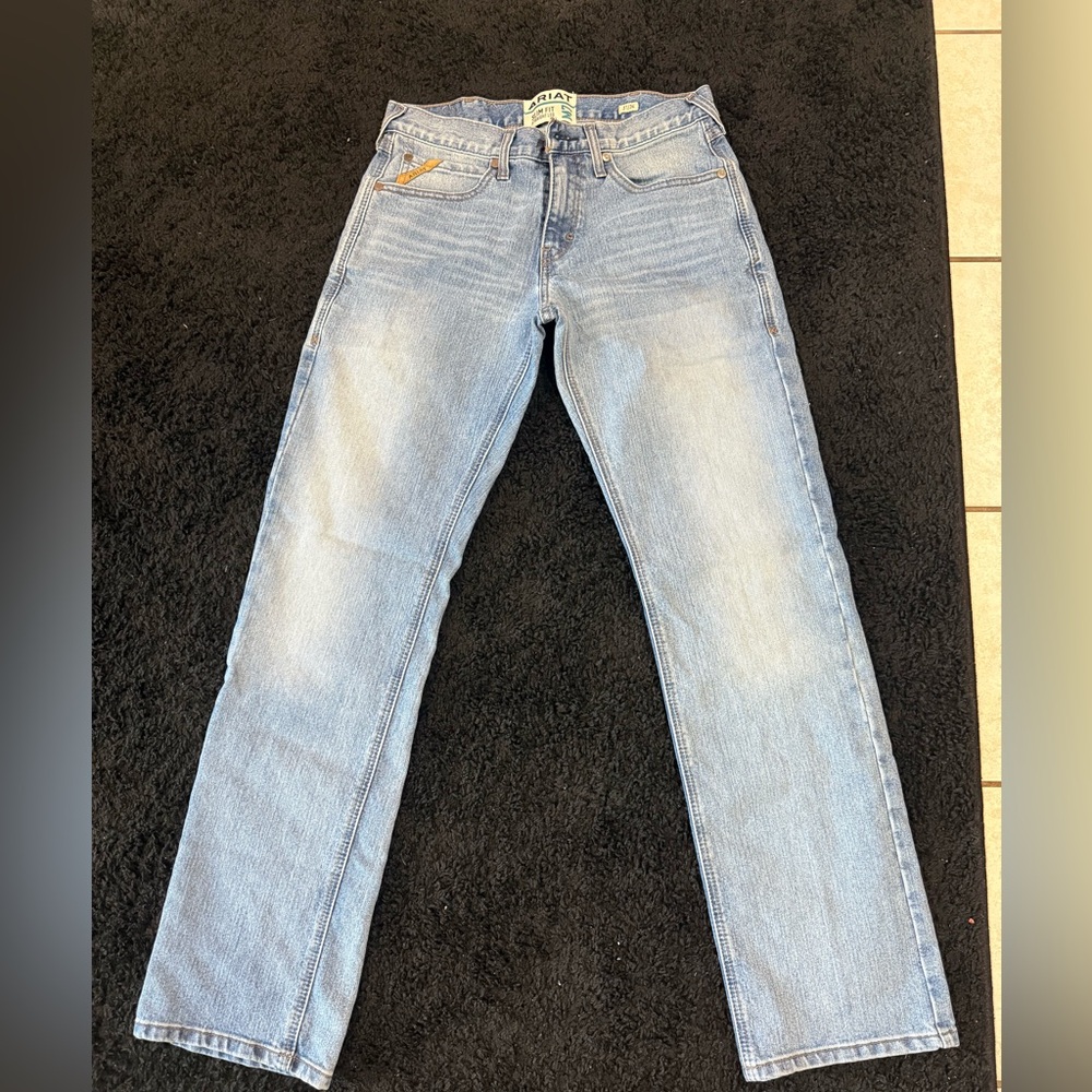 Ariat Blue Straight Jeans Classic Fit